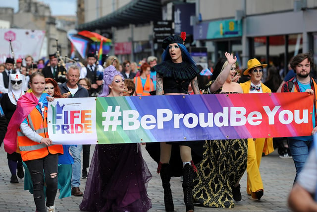Fife Pride gets underway (Pic: Fife Photo Agency)