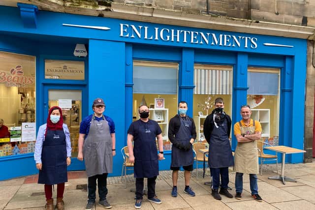 Students from Fife College’s Professional Cookery SCQF Level 4 course will be the first group to take part in a Barista and Customer Service training programme at Enlightenments.