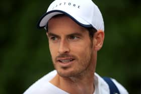 Andy Murray has tested positive for Covid-19.
