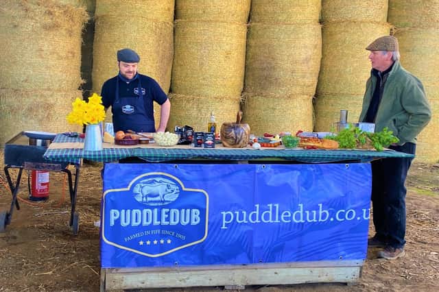 Tom Mitchell (right) and in-house chef Graham launch Puddledub's new online masterclass