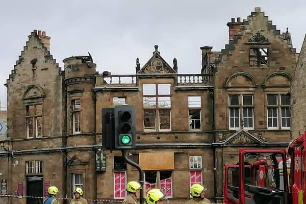 The devastation is clear from the scene this morning (Pic: Fife Free Press)
