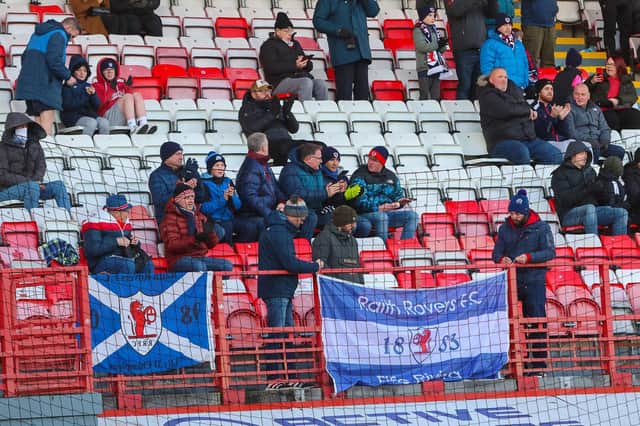 Will Raith Rovers fans (pictured at Hamilton on Monday) witness a lively January transfer window?