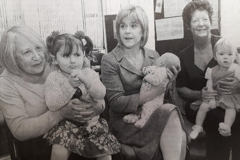 The Scottish Government’s Health Secretary Nicola Sturgeon made a visit to an innovative Fife project in 2007. The ‘Granny School’ at Kirkcaldy’s Forth Park Hospital . The project aimed to prepare grandparents for childcare responsibilities in later life and it was hoped that other health boards would also follow the model.