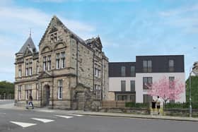 Impression of the proposed development of the former Kitty's Nightclub in Kirkcaldy into 19 flats