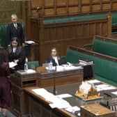 Chamberlain presents petition in Parliament.