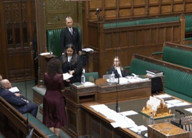 Chamberlain presents petition in Parliament.