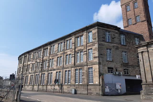 The landmark former Fife College building at Kirkcaldy harbour which is being converted for flats