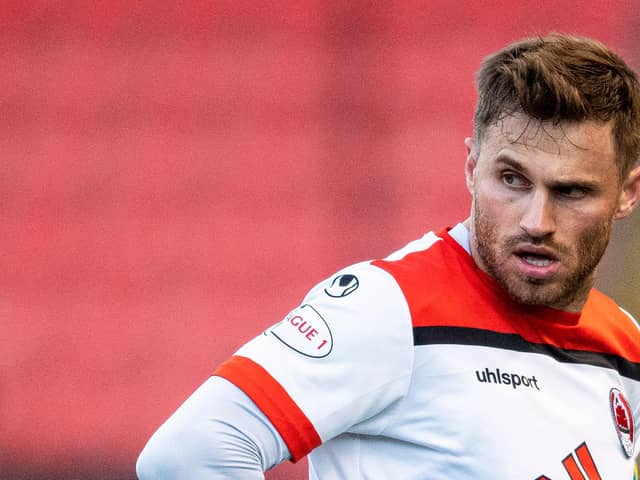 David Goodwillie signed for Raith Rovers from Clyde on transfer deadline day. (Photo by Ross MacDonald / SNS Group)