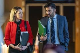 First Minister Humza Yousaf says Jenny Gilruth did not break the ministerial code. Image: Jane Barlow/Press Association.