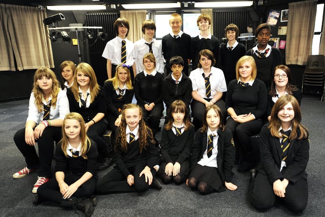 Drama pupils who are taking part in the Shakespeare Schools Festival