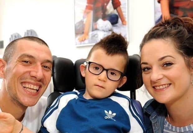 An online fundraiser is taking place this Sunday to help raise money for Gino's medication. Pic: Fife Photo Agency.