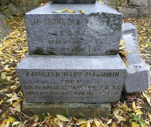 The gravesite of Francis Marindin