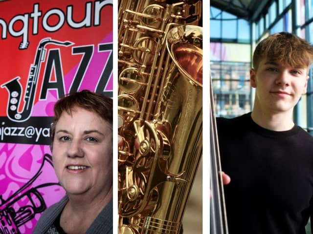 The Lang Toun Jazz Festival returns next month featuring Ewan Hastie (right), and organised by founder Grace Black (left)