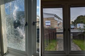 Smashed windows have left the charity out of pocket and left centre users concerned (Pics: Submitted)