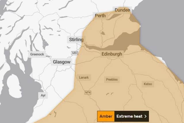 The Met office warning has been extended
