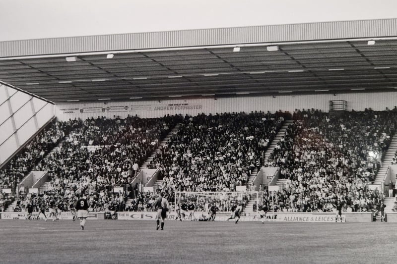 And this is how it looked packed ... a great shot of a big game at Stark's Park