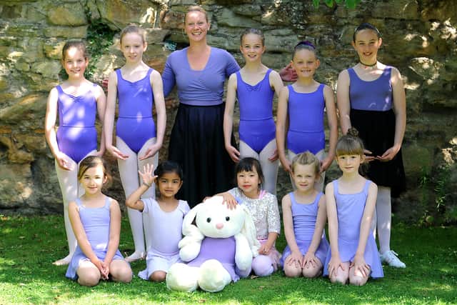 Youngsters from Alba School of Dance in Kirkcaldy performed in the garden at Laws Close in the Merchants’ Quarter on Saturday.
Pic: Fife Photo Agency
