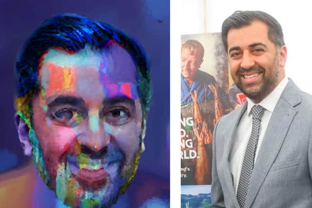 Jeff's portrait was praised by First Minister Humza Yousaf (Pic: Submitted)