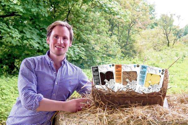 Pete Mitchell founded The Farmer's Son which has secured a listing with high-end supermarket, City Super, to export his award-winning black pudding, haggis and white pudding across the globe to Hong Kong.