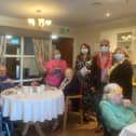 David Torrance and Carol Lindsay visited the care home.