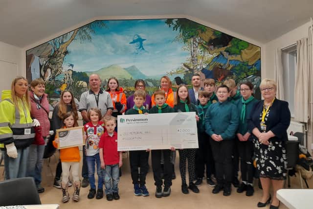 Persimmon's donation will help work on the community hall
