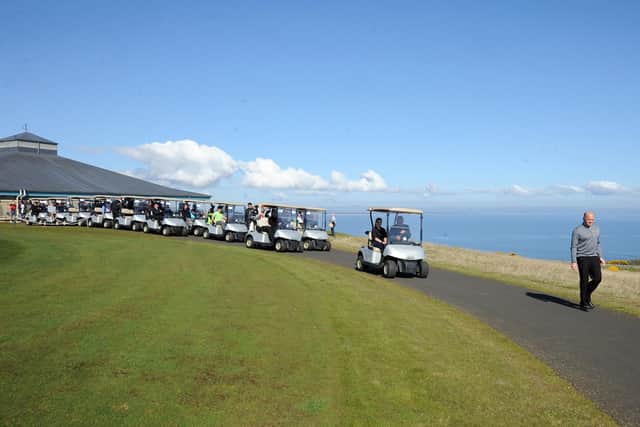 Charity golf event at Kittock's Course, Fairmont Hotel, St Andrews (Pic: George McLuskie)