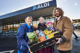 Many families across Fife were helped by Aldi's donations (Pic: Daniel Graves)
