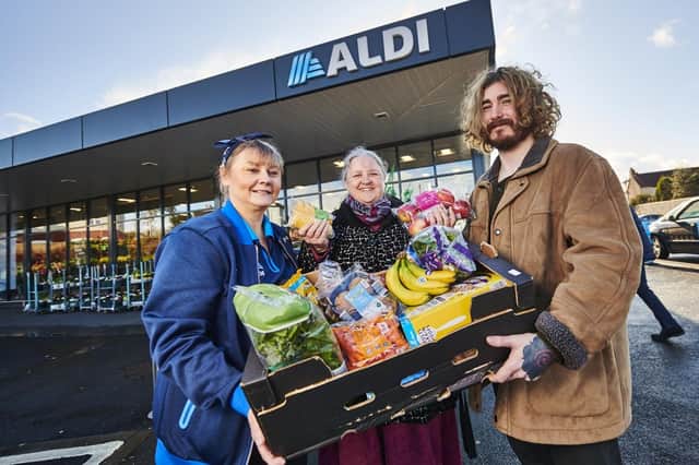 Many families across Fife were helped by Aldi's donations (Pic: Daniel Graves)