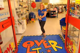 Jennifer Gill at the charity's store in Glenrothes (Pic: Fife Photo Agency)
