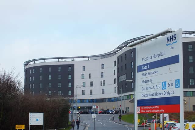The A&E department at Kirkcaldy's Victoria Hospital has been busy in recent weeks. (Pic: Fife Free Press)