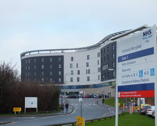 The A&E department at Kirkcaldy's Victoria Hospital has been busy in recent weeks. (Pic: Fife Free Press)