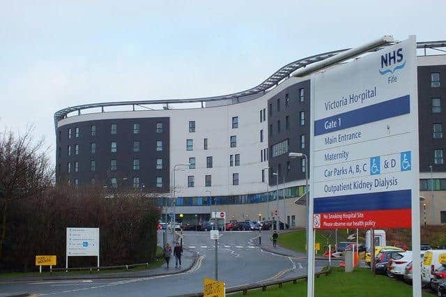 The offence took place at Victoria Hospital in Kirkcaldy.