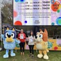 Wizards Cara Murdoch and Selina Skivington at Camperdown Country Park in Dundee for the parkrun, which was a special Children In Need event