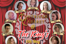 Contrived Cabaret returns to the Kings, Kirkcaldy this weekend.