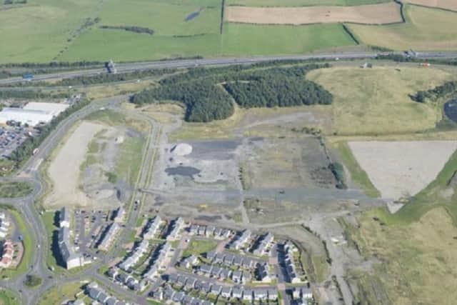 The site of the proposed campus in Dunfermline