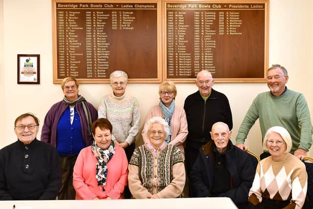 Beveridge Park Bowling Club members will benefit from the £500 grant (Pic: Fife Photo Agency:
