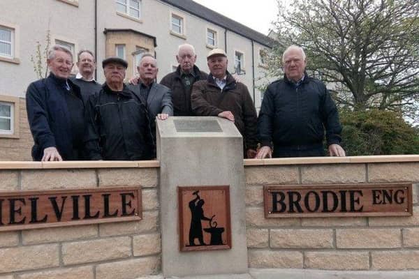 Former staff members handed the plaque over to George Proudfoot of Kirkcaldy Civic Society. The plaque marks the spot of what was one of Kirkcaldy's biggest and most influential employers, was handed over to Kirkcaldy Civic Society, after it was made by former apprentices who worked in the plant.