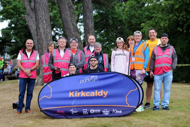 Kirkcaldy Park Run volunteers and organisers.