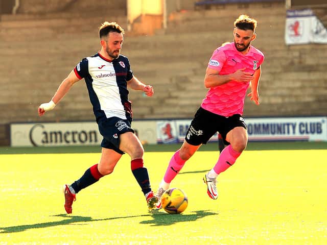 Aidan Connolly in action against Inverness. (Pic: Fife Photo Agency)