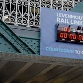 The countdown clock at Waverley Station in Edinburgh (Pic: Network Rail)