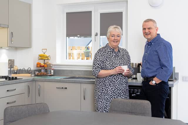 David and Pauline Dickson at the age exclusive development in Kinross