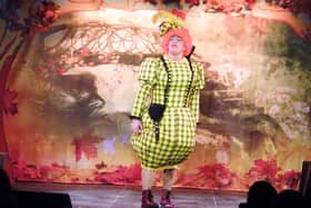 Billy Mack as Dame Bev Park in Ya Wee Sleeping Beauty 2 at Kirkcaldy's Kings Theatre