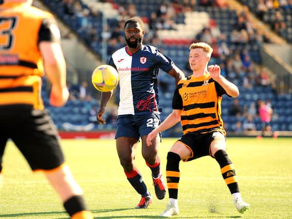 Blaise Riley-Snow in action for Raith Rovers. (Pic: Fife Photo Agency)