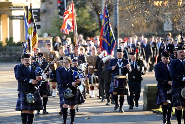 Local parades and Remembrance Services in Kirkcaldy and surrounding areas are going ahead this Sunday (November 14). Pic: Fife Photo Agency.