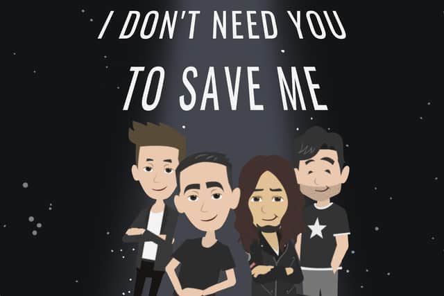 The band's new music video to accompany their single 'I Don't Need You To Save Me' features cartoon characters.