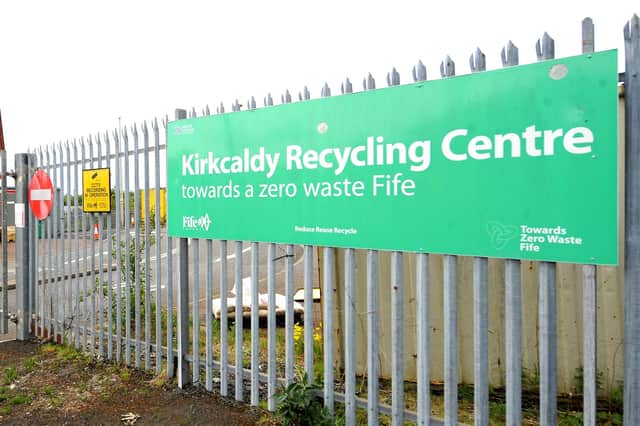 Kirkcaldy Recycling Centre (Pic:  Fife Photo Agency)