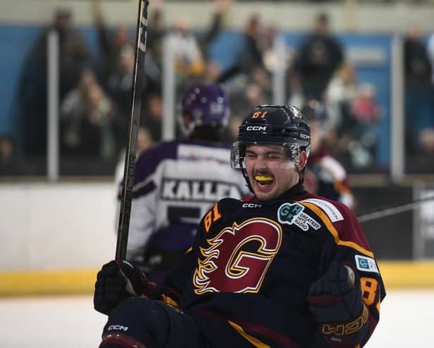 Guildford Flames hit seven past Glasgow Clan (Pic: John Uwins)