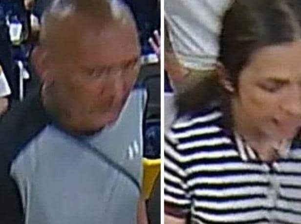 The CCTV images were released today (Pic: British Transport Police)