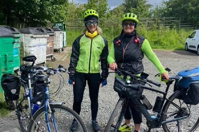 Janet Kerr and Isabel Reid set off last Saturday on their 8-day adventure.
