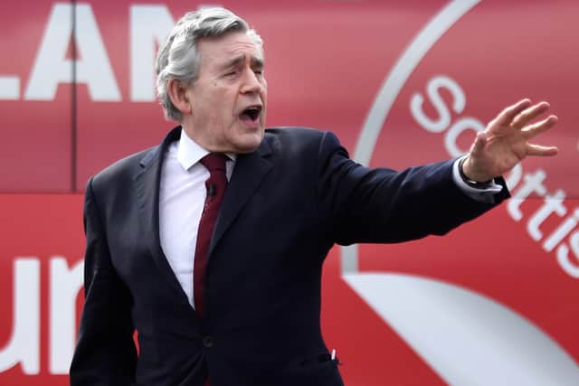 Gordon Brown (Pic: John Devlin)